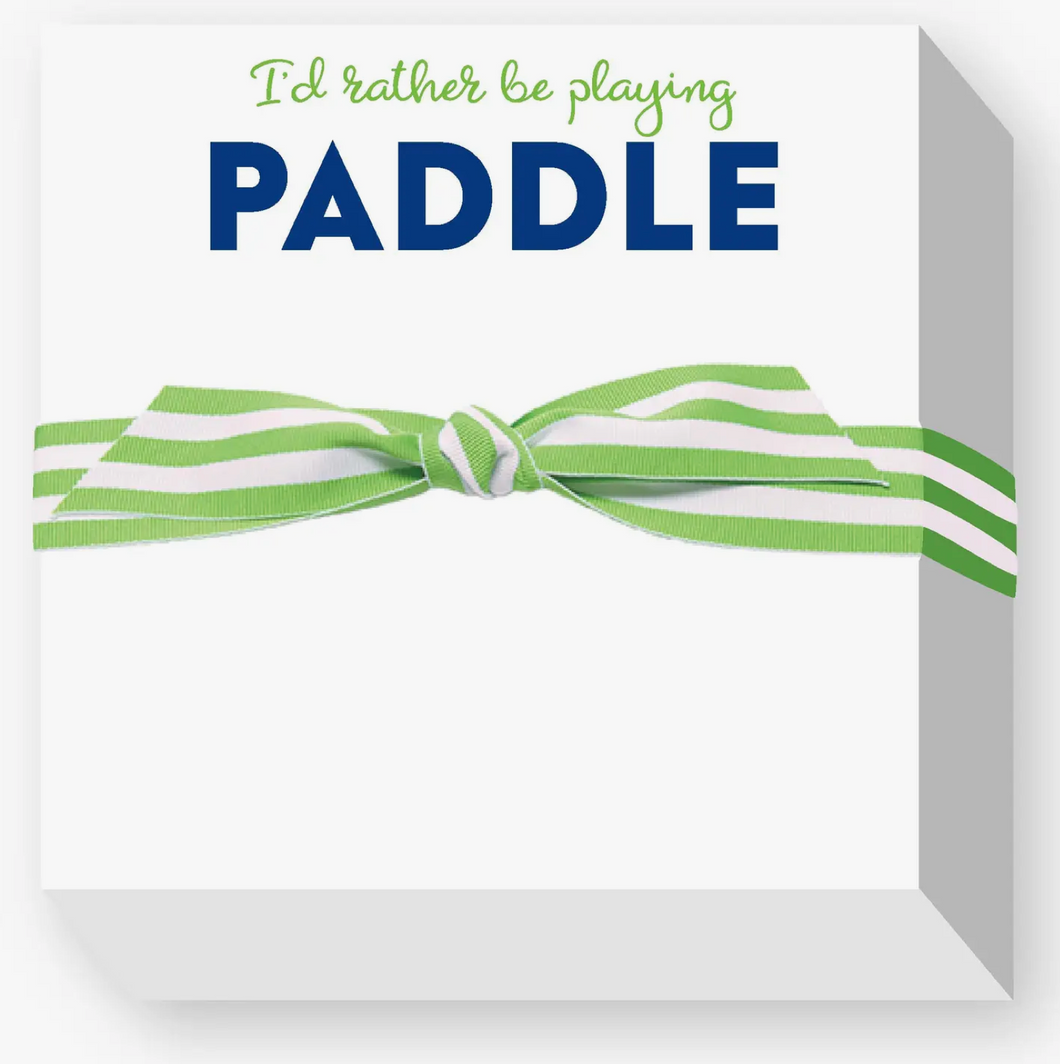 Paddle Chubbie Notepad