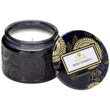 Load image into Gallery viewer, Moso Bamboo Small Glass Jar Candle
